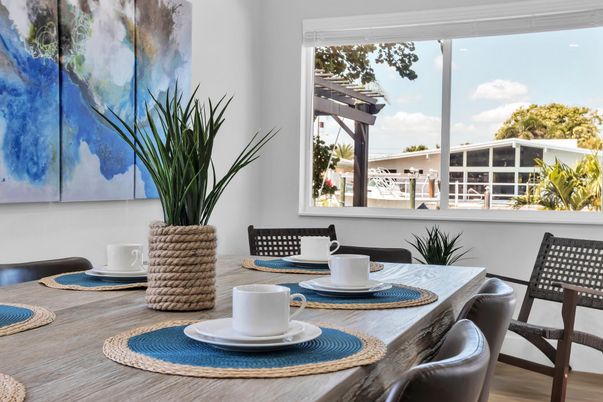 Dining room, Interior, Wood Texture Flooring