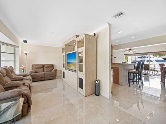 Dining room, Interior, Living room, Marble, Recessed Lighting