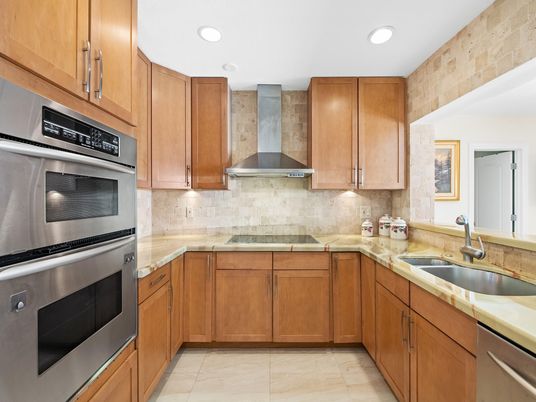 Interior, Kitchen, Recessed Lighting, Stainless Steel Appliances