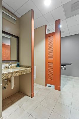 Bathroom, Interior, Recessed Lighting
