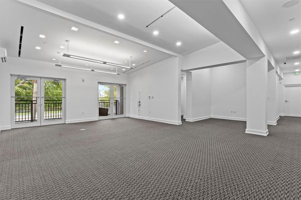 Empty room, Interior, Pendant Lights, Recessed Lighting