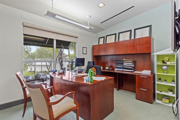 Home Office, Interior, Recessed Lighting