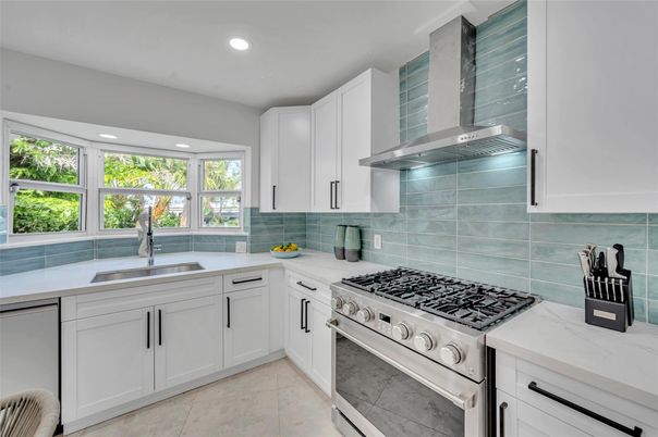 Interior, Kitchen, Recessed Lighting, Stainless Steel Appliances