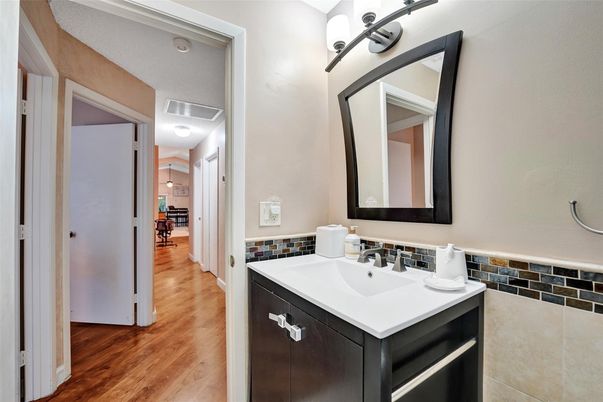 Bathroom, Interior, Wood Texture Flooring