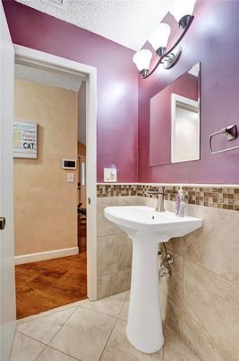 Bathroom, Interior, Wood Texture Flooring