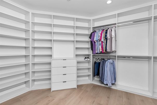 Interior, Recessed Lighting, Walk-in Closets, Wood Texture Flooring