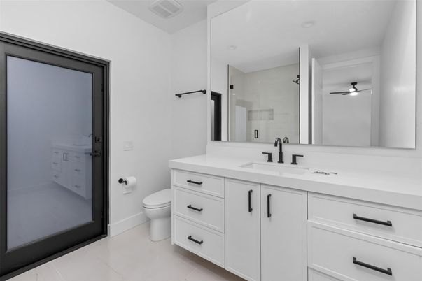Bathroom, Glass Shower, Interior