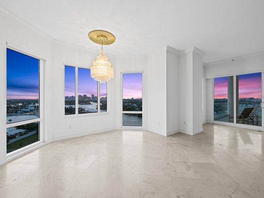 Chandelier, Empty room, Interior
