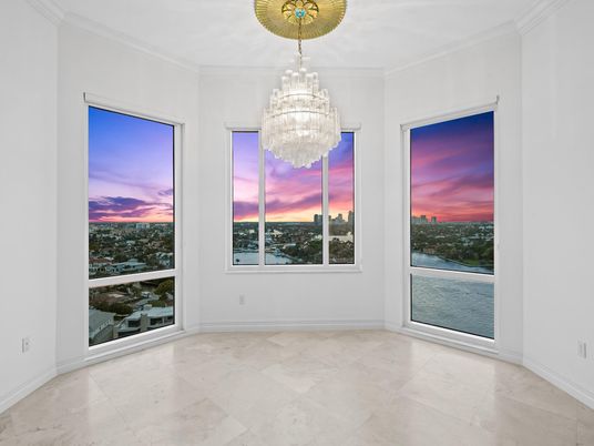 Chandelier, Empty room, Interior