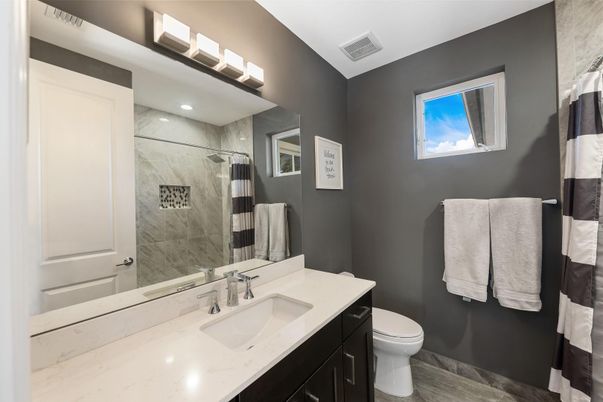 Bathroom, Interior, Recessed Lighting