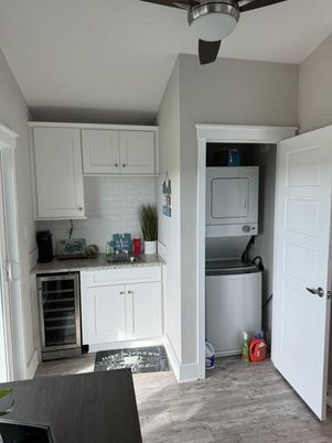 Interior, Kitchen, Utility Closets, Washer, Wood Texture Flooring