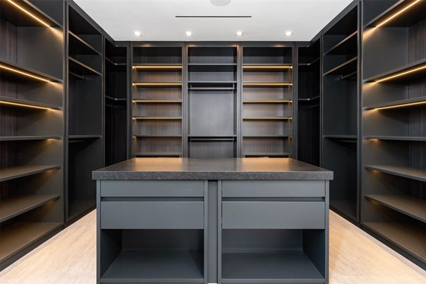 Interior, Recessed Lighting, Walk-in Closets, Wood Texture Flooring