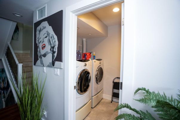 Interior, Recessed Lighting, Utility Closets, Washer