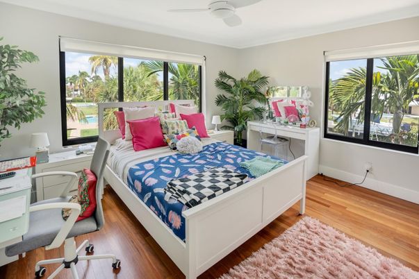 Bedroom, Home Office, Interior, Wood Texture Flooring