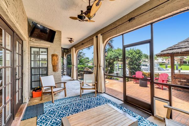 Interior, Sun Room, Wood Texture Flooring