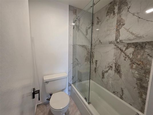 Bathroom, Glass Shower, Interior, Marble Walls