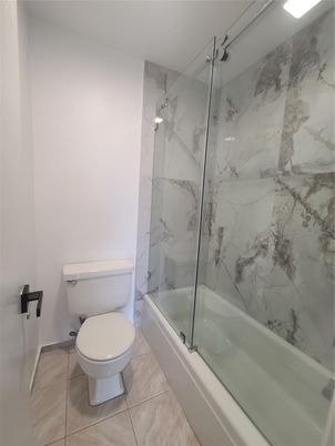 Bathroom, Glass Shower, Interior, Marble Walls