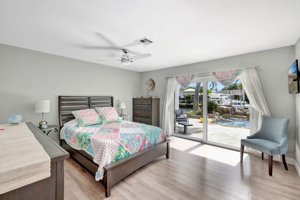 Bedroom, Interior, Wood Texture Flooring