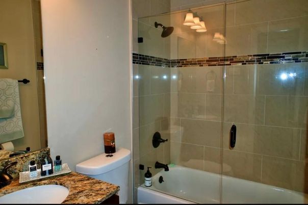 Bathroom, Glass Shower, Interior