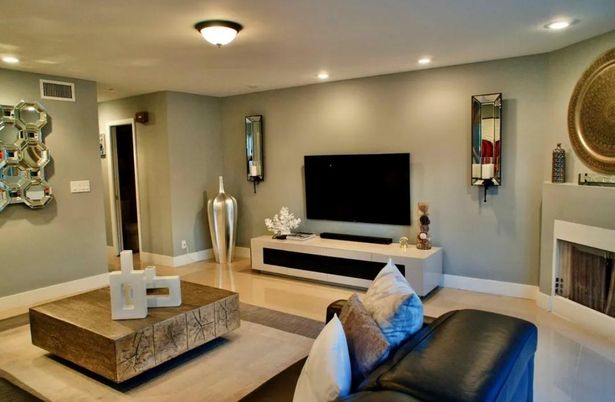 Fireplace, Interior, Living room, Recessed Lighting