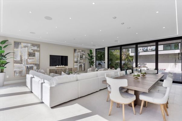 Dining room, Interior, Living room, Recessed Lighting