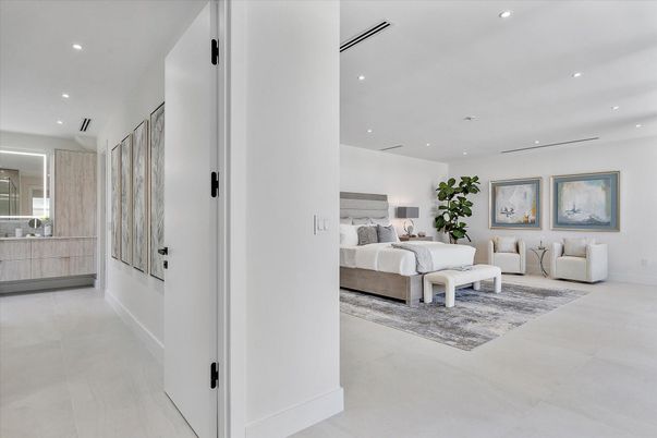 Bedroom, Interior, Recessed Lighting