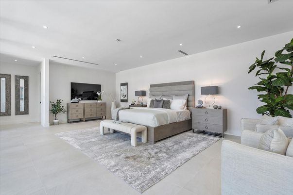 Bedroom, Interior, Recessed Lighting