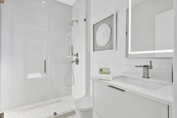 Bathroom, Glass Shower, Interior
