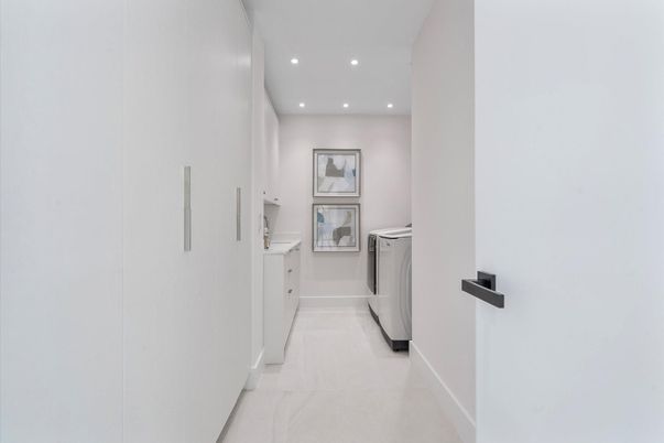 Interior, Recessed Lighting, Washer