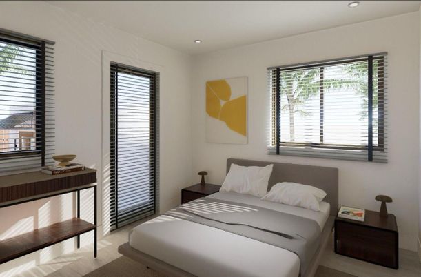 Bedroom, Interior, Recessed Lighting