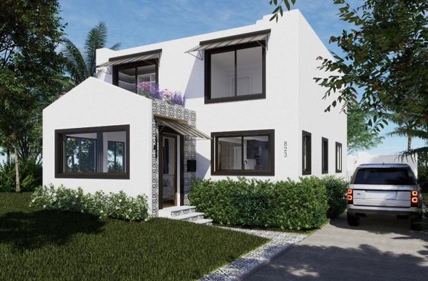 Exterior, Facade, Modern