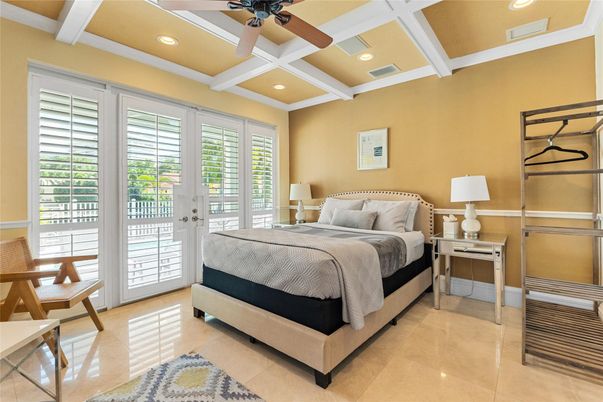Bedroom, Interior, Recessed Lighting