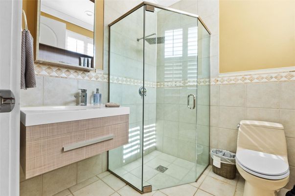 Bathroom, Glass Shower, Interior