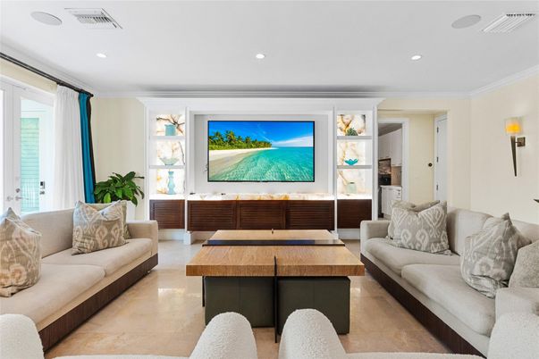Interior, Living room, Recessed Lighting