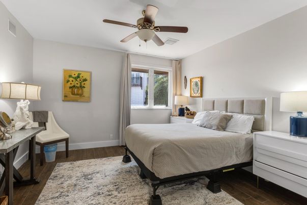Bedroom, Interior, Wood Texture Flooring