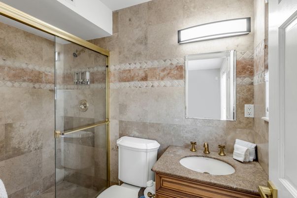Bathroom, Glass Shower, Interior
