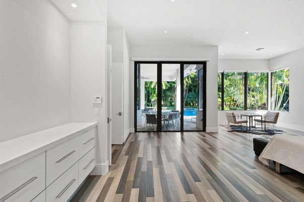 Interior, Recessed Lighting, Wood Texture Flooring
