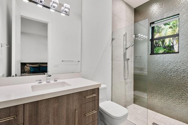 Bathroom, Glass Shower, Interior