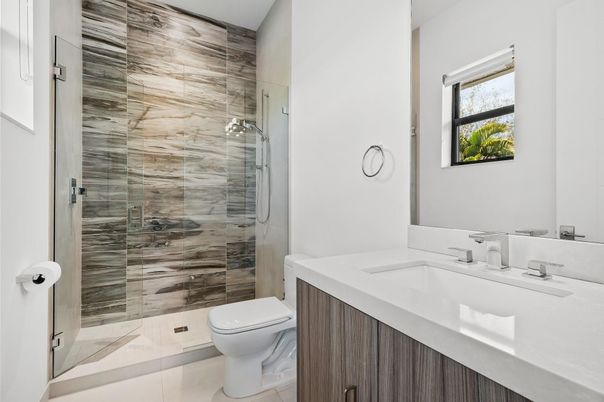 Bathroom, Glass Shower, Interior
