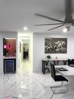 Interior, Marble, Recessed Lighting