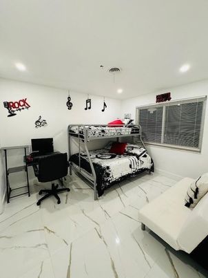 Home Office, Interior, Marble, Recessed Lighting