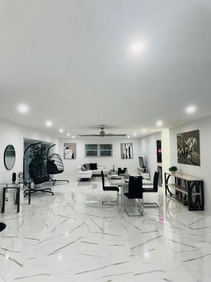 Interior, Living room, Marble, Recessed Lighting