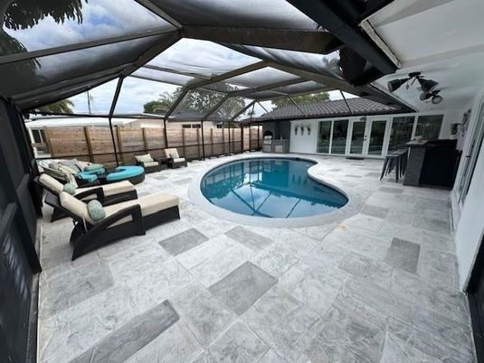 Glass Ceilings, Interior, Pool, Sun Room