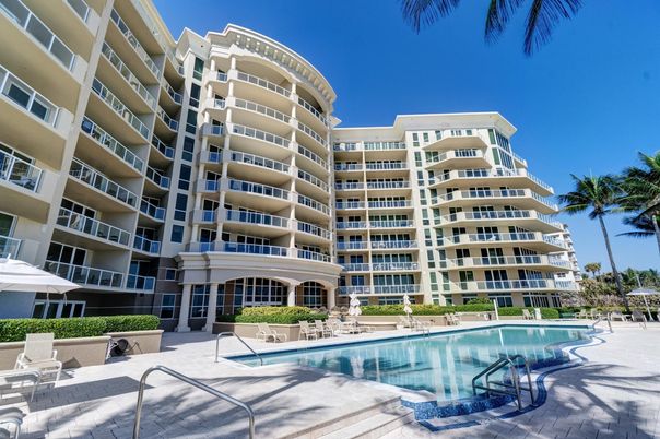 Exterior, Facade, Pool, Condo Building