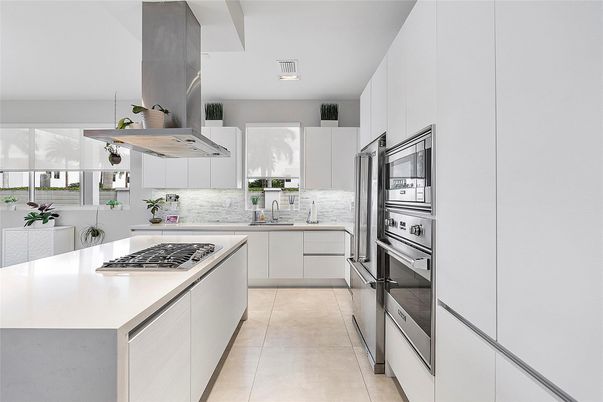 Interior, Kitchen, Recessed Lighting, Stainless Steel Appliances