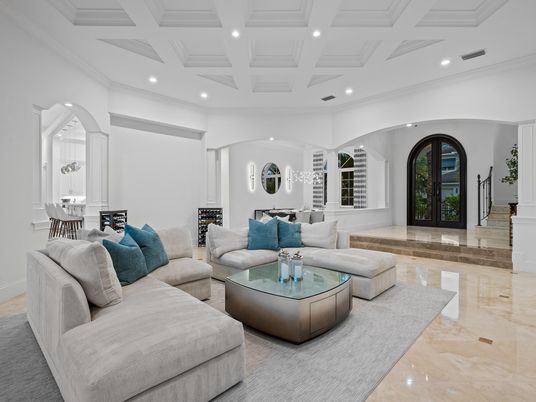 Interior, Living room, Recessed Lighting