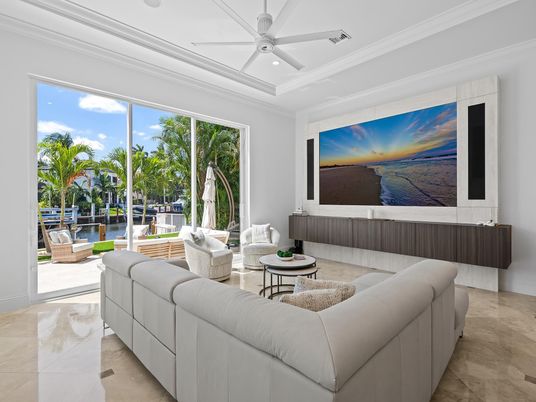Interior, Living room, Recessed Lighting