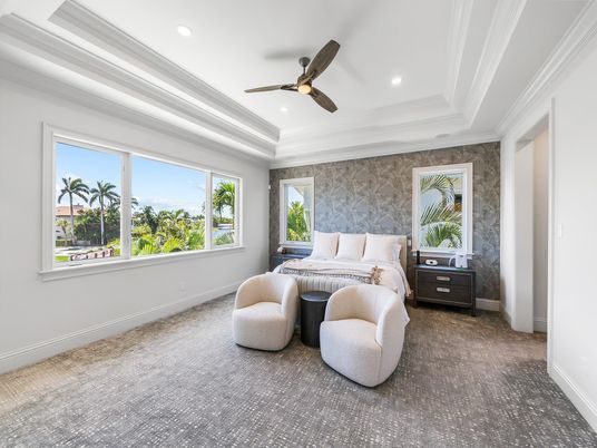 Bedroom, Interior, Recessed Lighting
