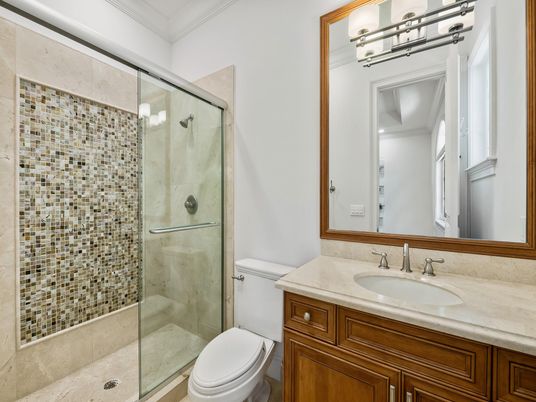 Bathroom, Glass Shower, Interior