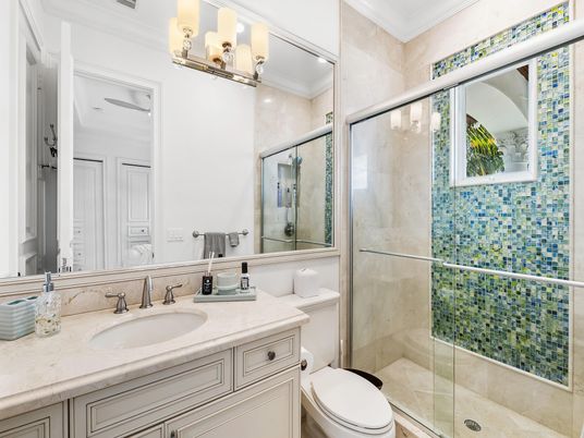 Bathroom, Glass Shower, Interior
